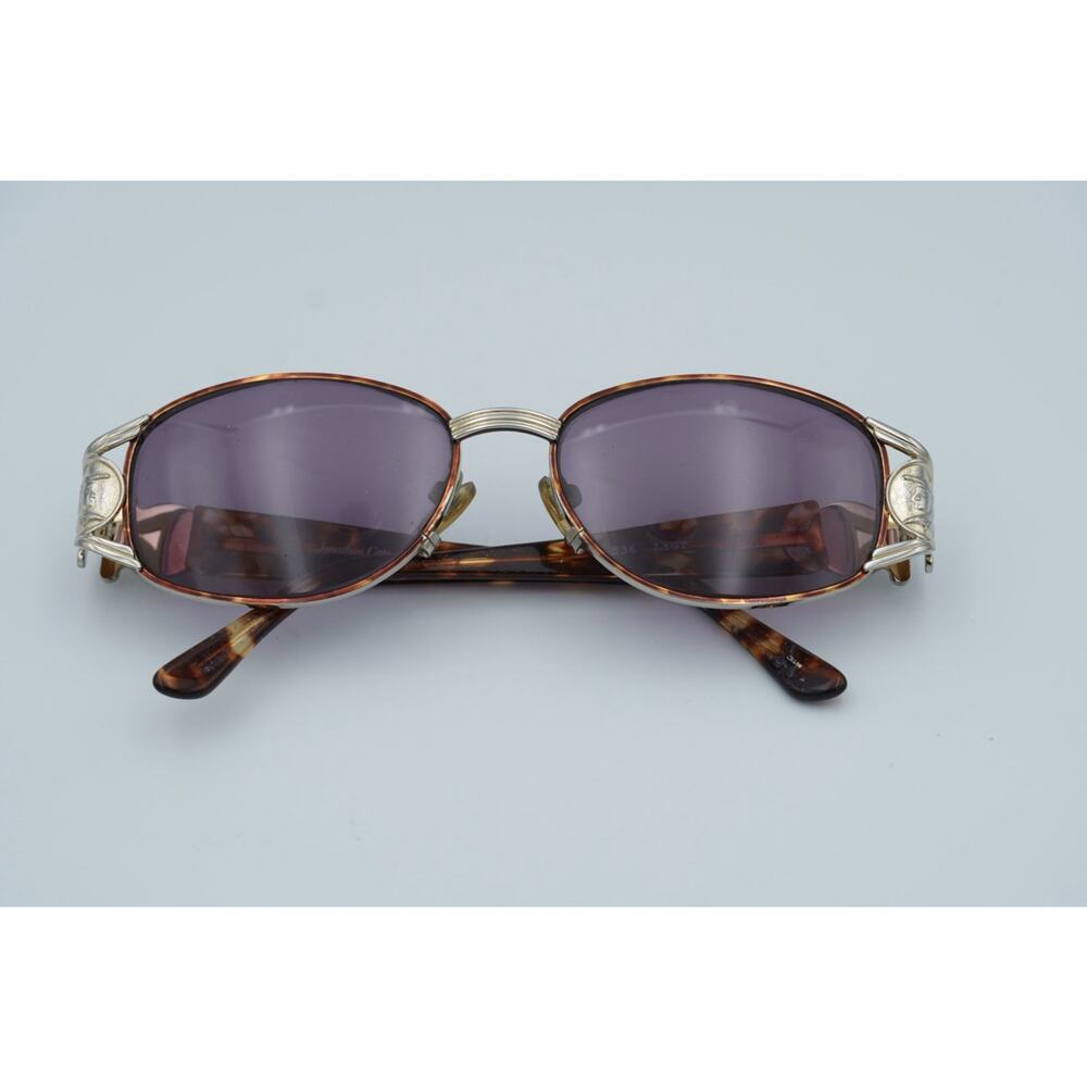 Jonathan Cate Designer Sunglass FRAME ONLY Tortoiseshell Gold Medallion 536 LYGT